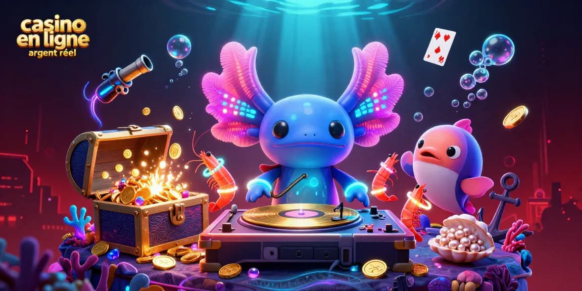 Profitez de jeux captivants dans un casino en ligne argent réel avec des personnages animés et des éléments flashy.