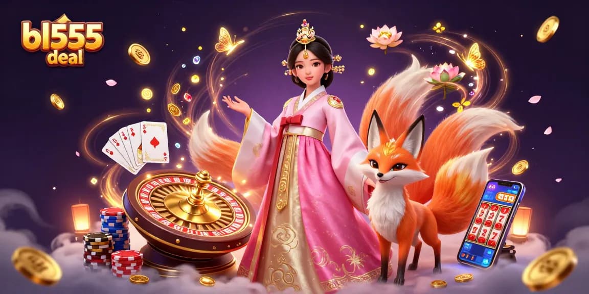 Spin the reels at bl555 deal amidst vibrant gaming elements and enchanting visuals.