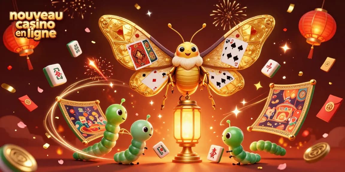 Faites l'expérience du nouveau casino en ligne avec une scène captivante de jeux et de célébrations.