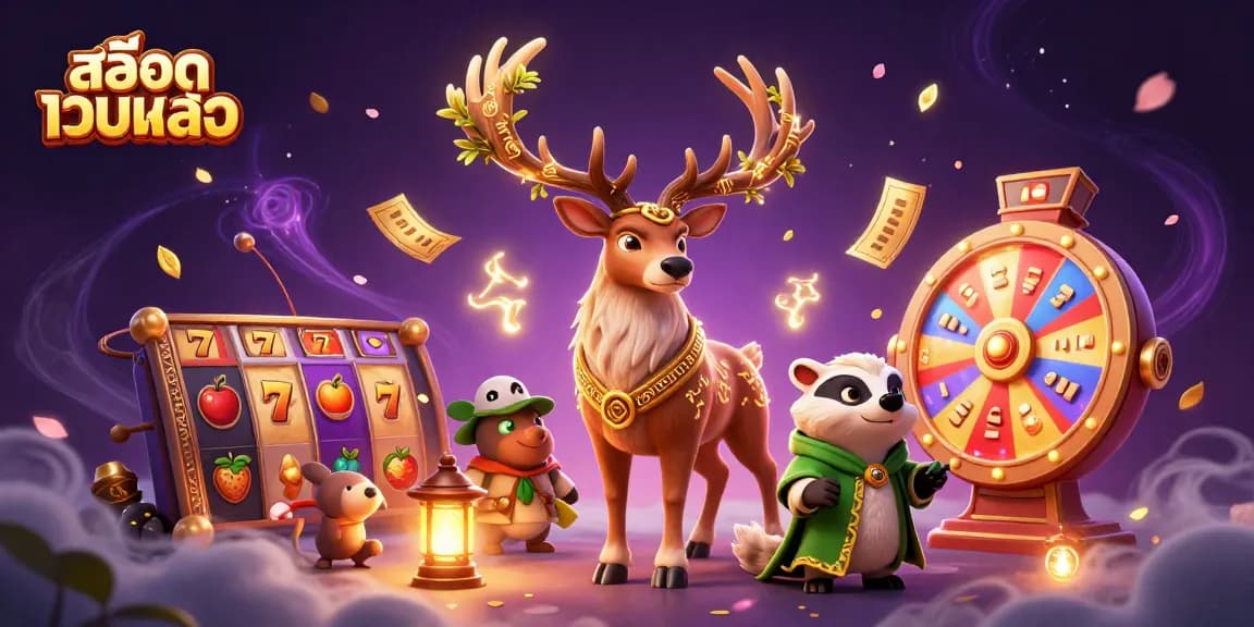 Activate your gaming excitement with สล็อตเว็บตรง and celebrate big wins in this vibrant 3D illustration.