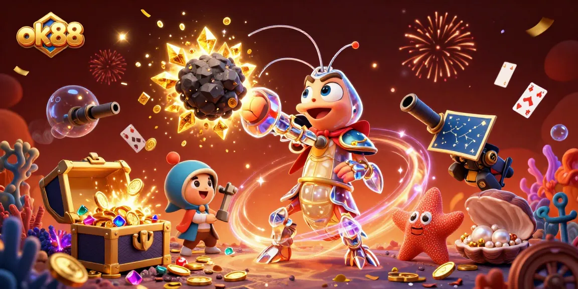 Boost your odds at ok88 with an epic cosmic showdown of samurai shrimp and treasure!