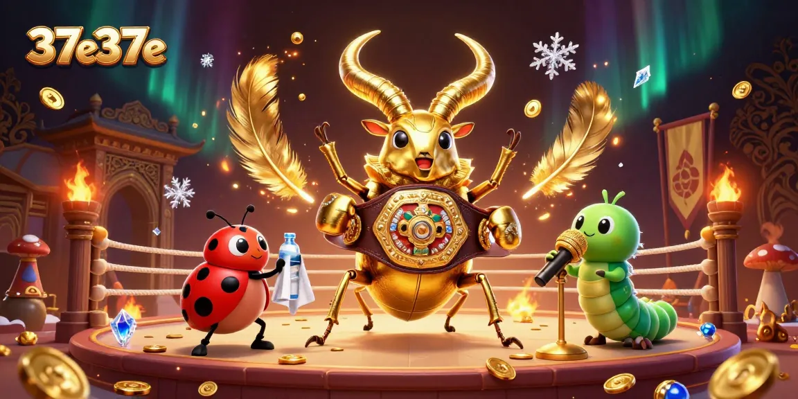 Experience the excitement of 37e37e with vibrant casino creatures in a dynamic showdown.