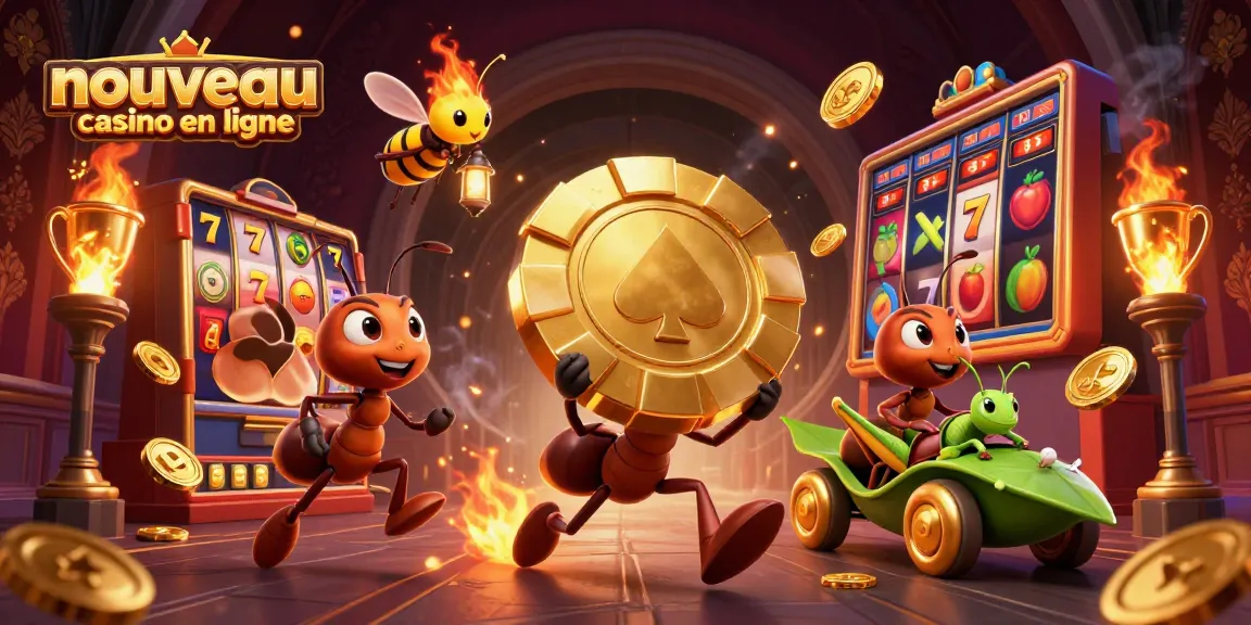 Jouez avec le nouveau casino en ligne et découvrez les machines à sous remplies d'animations envoûtantes.