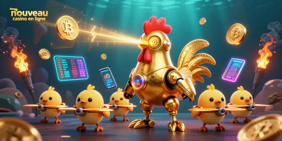 Laser beams et pièces de crypto dans un nouveau casino en ligne futuriste