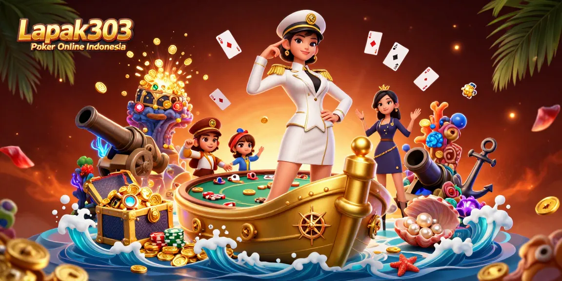 Engage in thrilling gameplay through Lapak303 Poker Online Indonesia with dynamic casino elements and vibrant visuals.