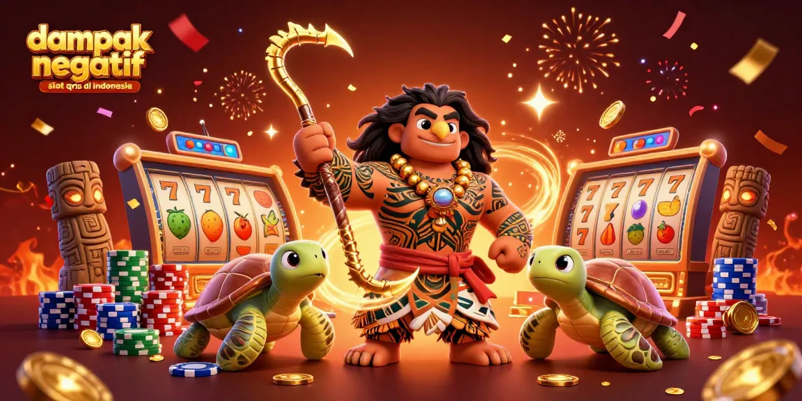 Experience the dampak negatif slot qris di indonesia through vibrant 3D gaming elements and engaging characters.