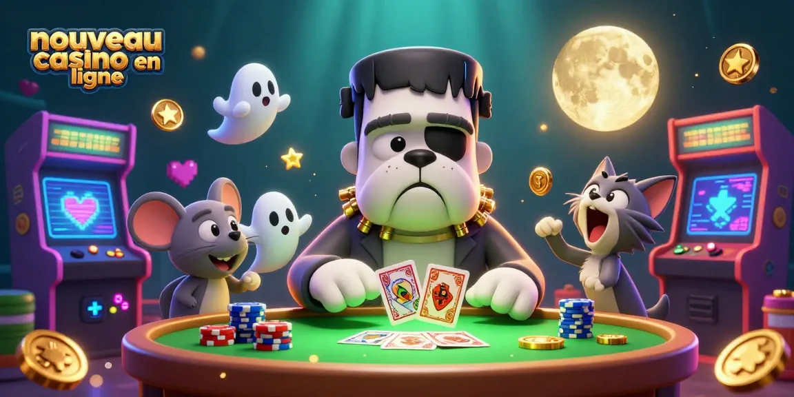 Découvrez un nouveau casino en ligne avec un bulldog Frankenstein, des jeux et une ambiance captivante.