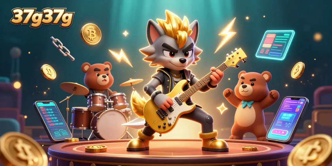 O 37g37g apresenta um emocionante show de rock no cassino, com elementos de criptomoeda.
