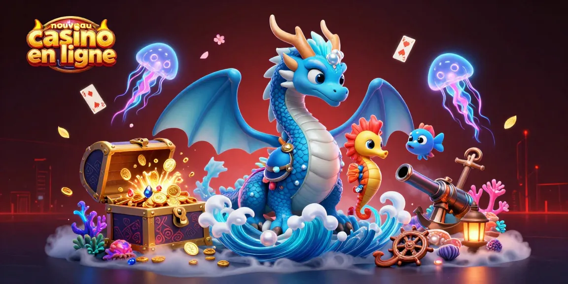 Découvrez les nouveautés sur le nouveau casino en ligne avec un dragon et des trésors sous-marins, une scène magique et ludique.