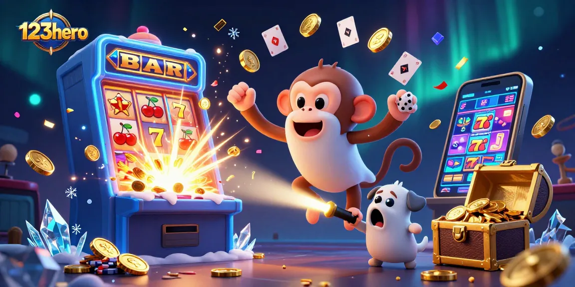 Engage in thrilling gameplay at 123hero with a polished 3D depiction of a ghost-hunter puppy and mischievous monkey.