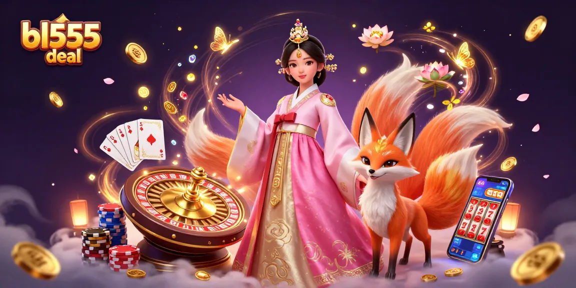 Spin the reels at bl555 deal amidst vibrant gaming elements and enchanting visuals.