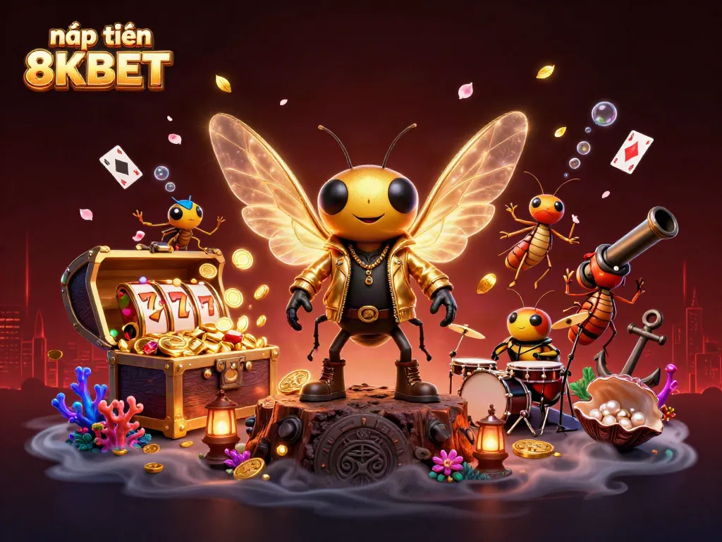 Engage in thrilling gameplay with nạp tiền 8KBET and explore exciting rewards in this vibrant casino scene.