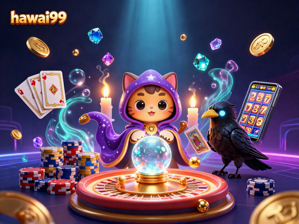 Engage with the vibrant world of hawai99 featuring mystical characters, sparkling gems, and dynamic casino games.