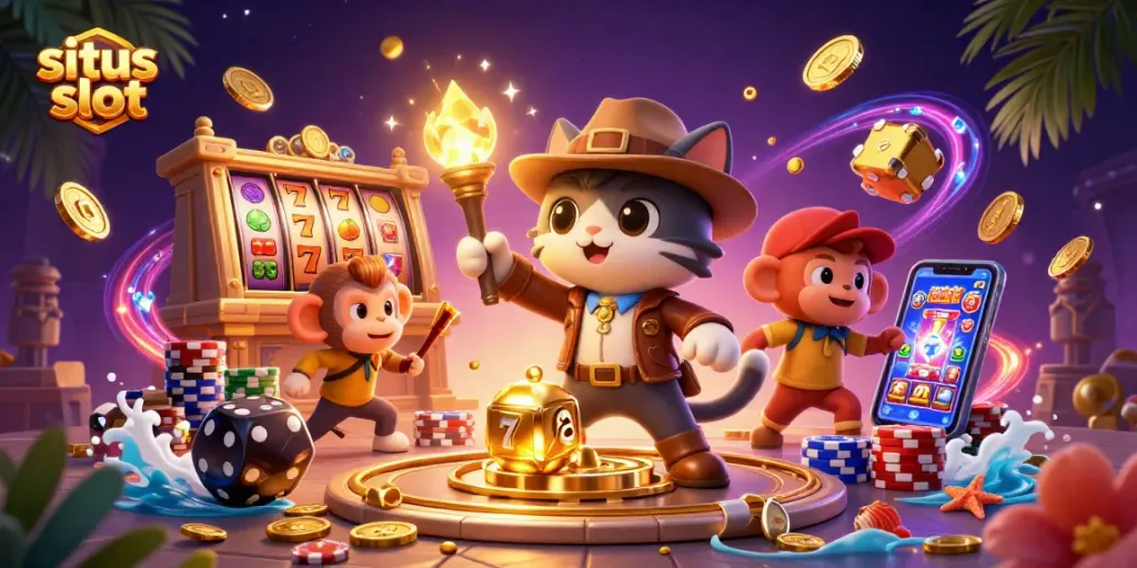 Unleash fun and excitement at situs slot with vibrant slot machine action and adventure.