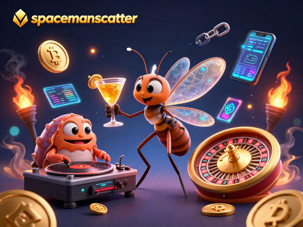 Play the exciting spacemanscatter slot game while enjoying vibrant character animations and dynamic game elements.