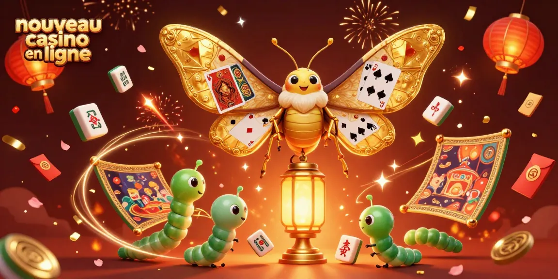 Faites l'expérience du nouveau casino en ligne avec une scène captivante de jeux et de célébrations.