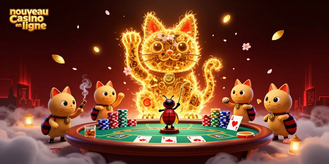 Découvrez le nouveau casino en ligne avec des symboles de chance et une ambiance vibrante et captivante.