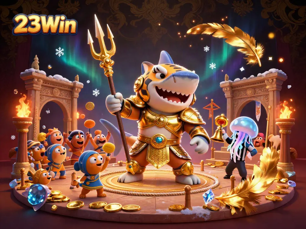 Engage in exhilarating games at 23Win with vibrant casino action scenes.