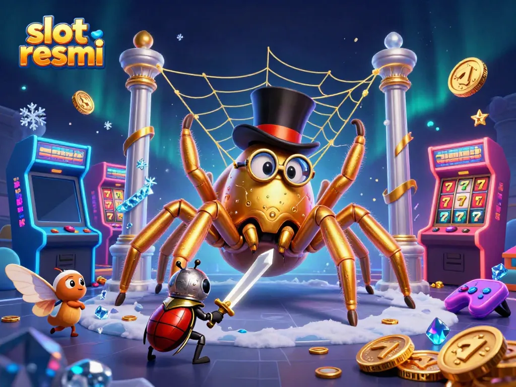 Experience the excitement of slot resmi with colorful casino elements and captivating characters.
