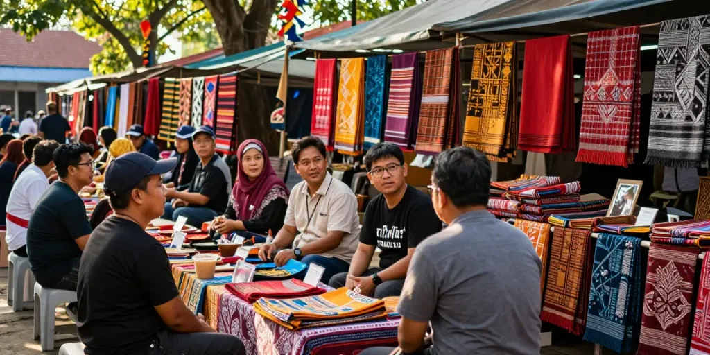 Engaging local artisans and vibrant handicrafts at https://rokok88.net.