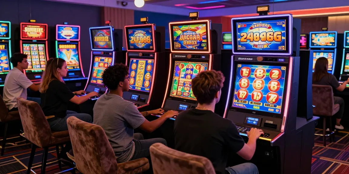Exciting online slot gaming experience showcasing players enjoying slot online terpercaya with vibrant graphics and live RTP stats.
