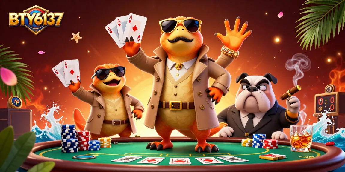 Watch BTY6137 raptors manipulate the casino scene with poker chips and a bouncer.