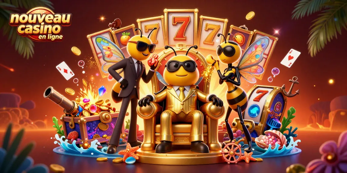 Nouveau casino en ligne : Découvrez un monde ludique captivant avec un boss des abeilles et des symboles des machines à sous