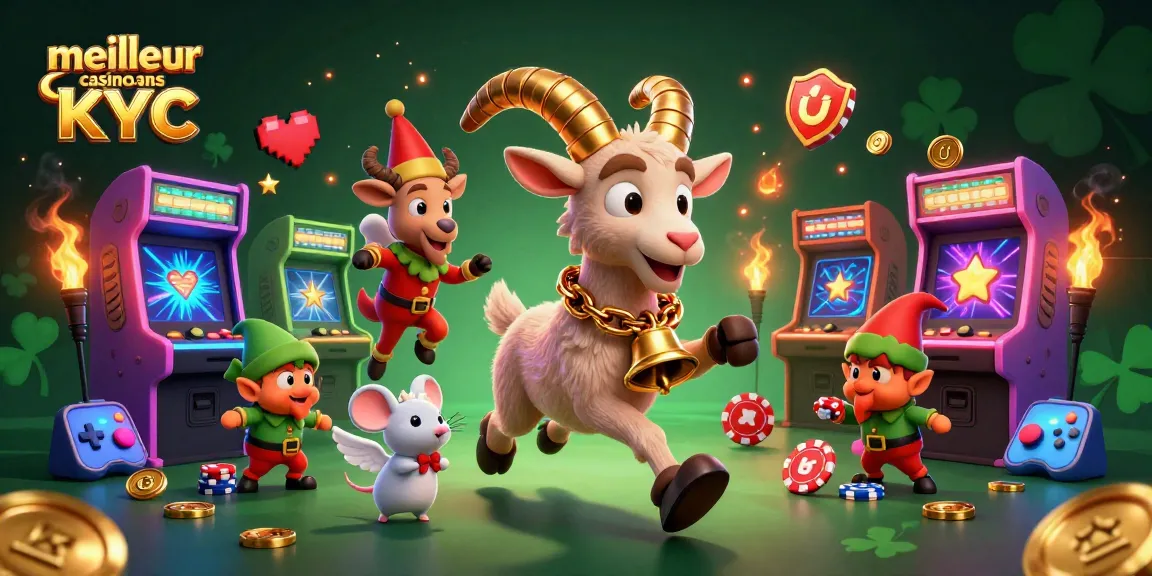 Jouez au meilleur casino sans KYC, avec des personnages amusants dans un décor dynamique et coloré.