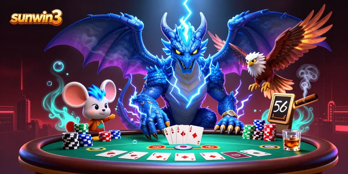 Experience thrilling gameplay with sunwin3 as the thunder dragon and wind hawk dominate the fantasy casino scene.