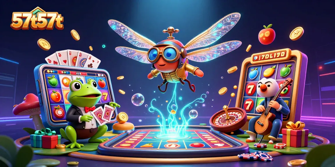 Engage with thrilling slot action at 57t57t with vibrant 3D casino characters and games.