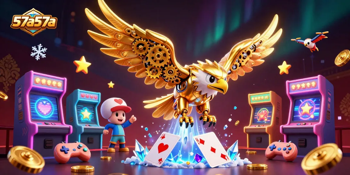 Experience vibrant casino action with the stunning 57a57a golden eagle and interactive game elements.