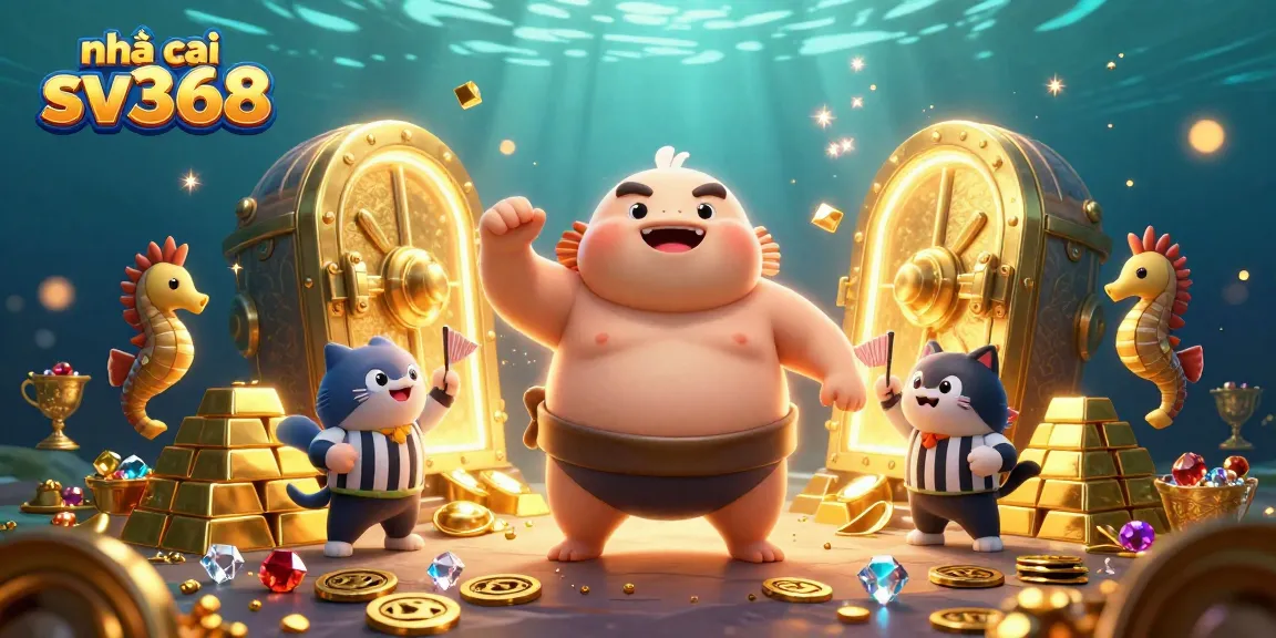 Experience the excitement at nhà cái sv368 with animated casino elements and vibrant characters.