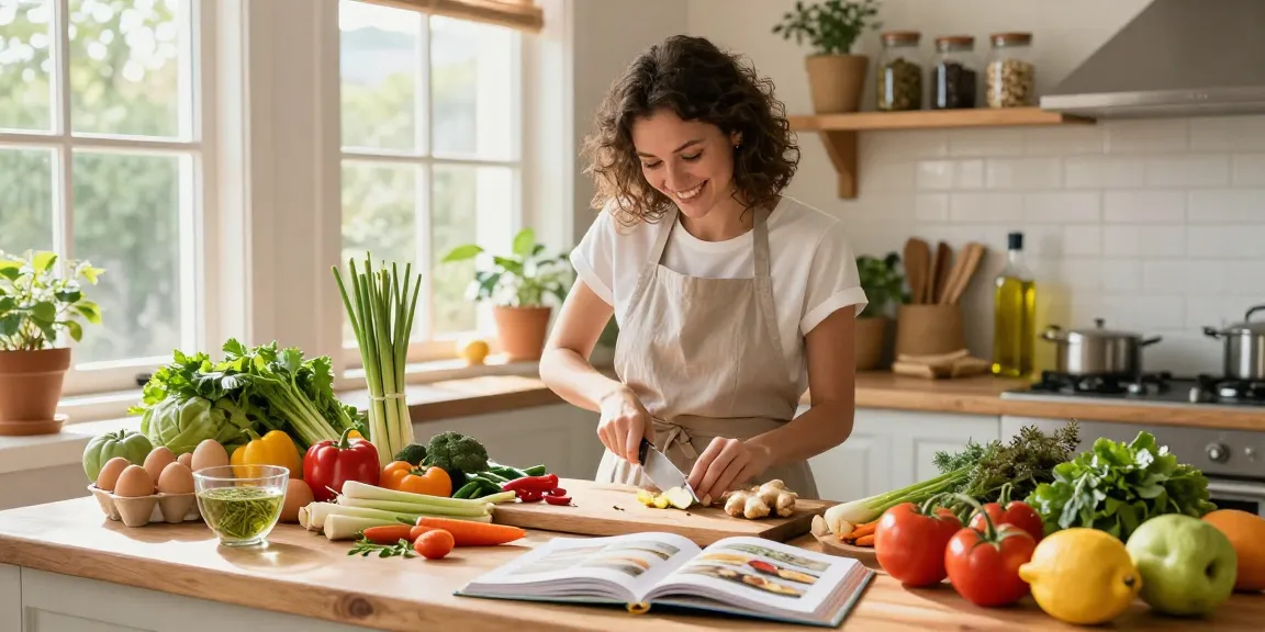 Cooking delicious meals with fresh ingredients including ginger and lemongrass while highlighting สล็อต techniques.