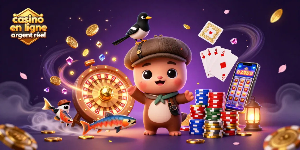 Jouer sur un casino en ligne argent réel avec des personnages captivants et des éléments de jeu.