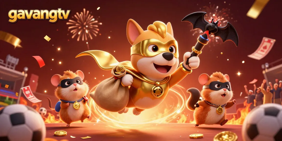 Experience the thrilling action of gavangtv sports betting with a superhero dog and hamster duo!