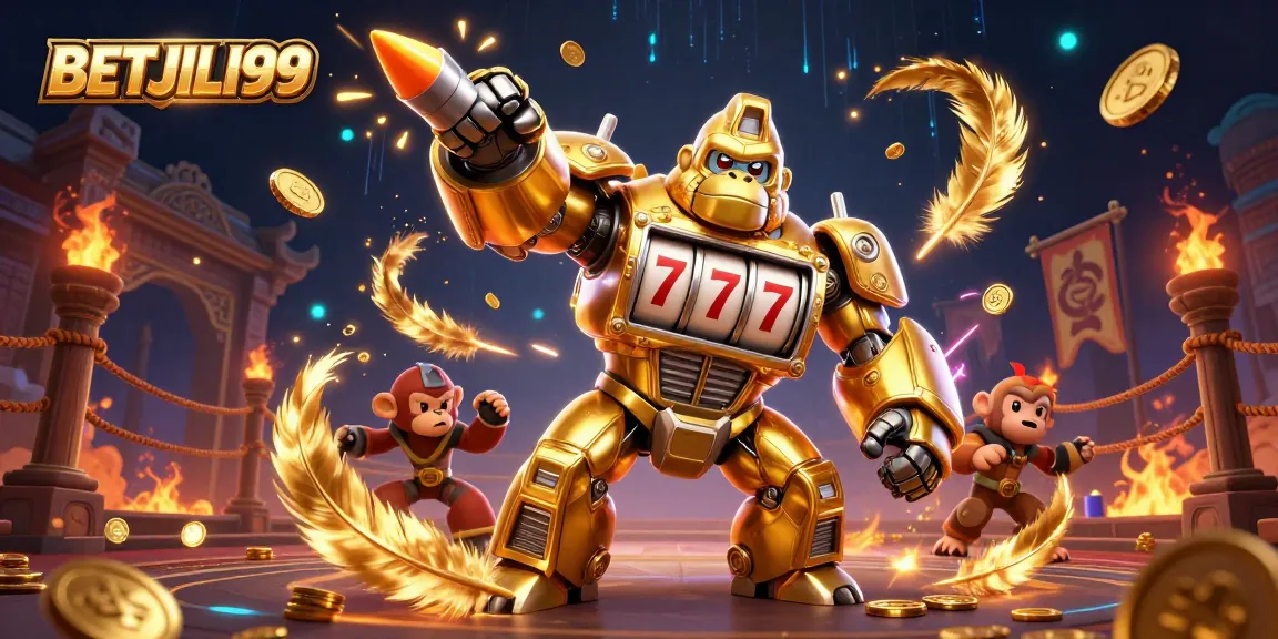Experience the thrilling gaming adventure with BETJILI99's exciting characters and casino elements.