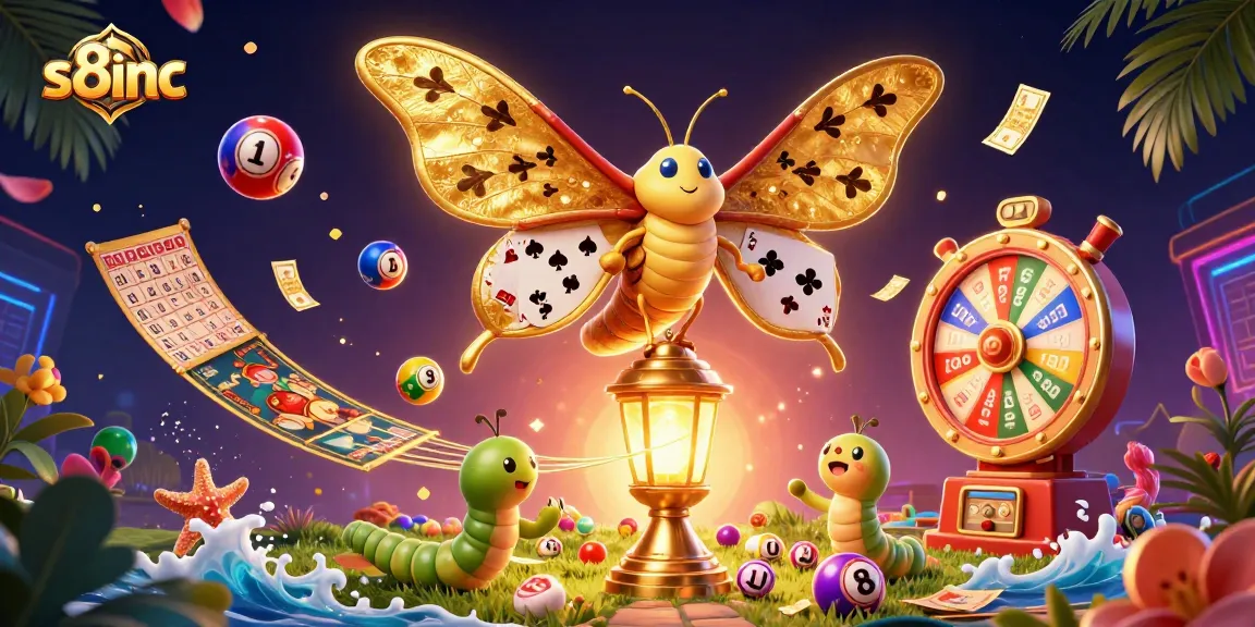 Experience the excitement of s8inc with vibrant casino elements and golden visuals.