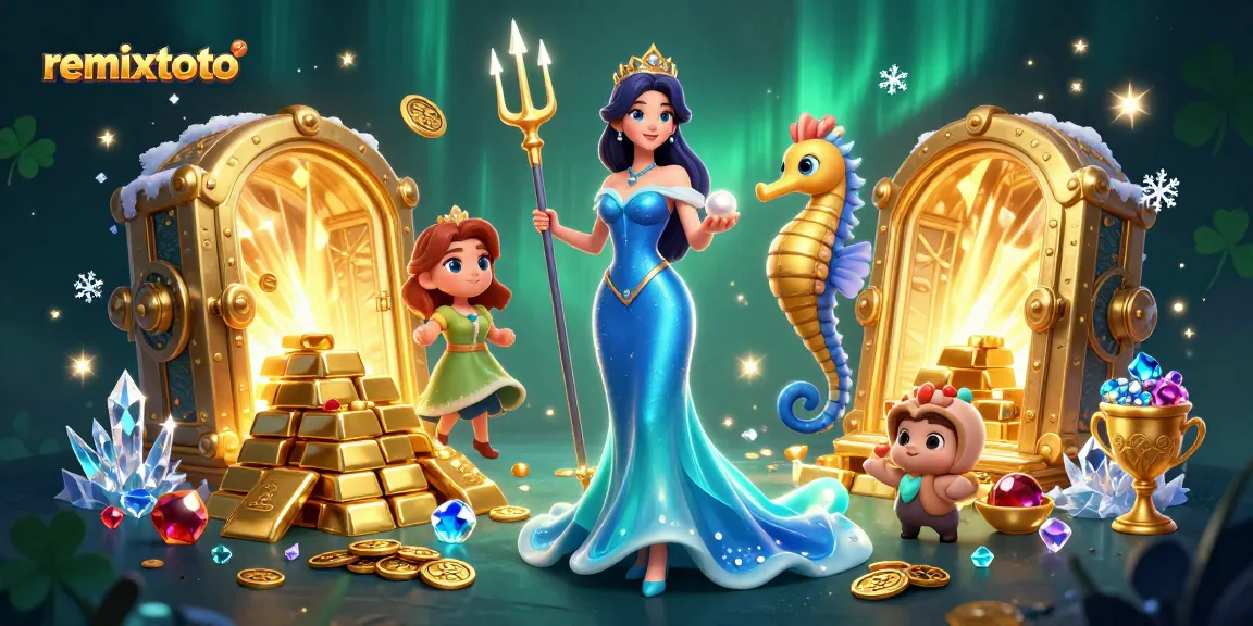 Join remixtoto for a thrilling underwater casino adventure filled with treasures.