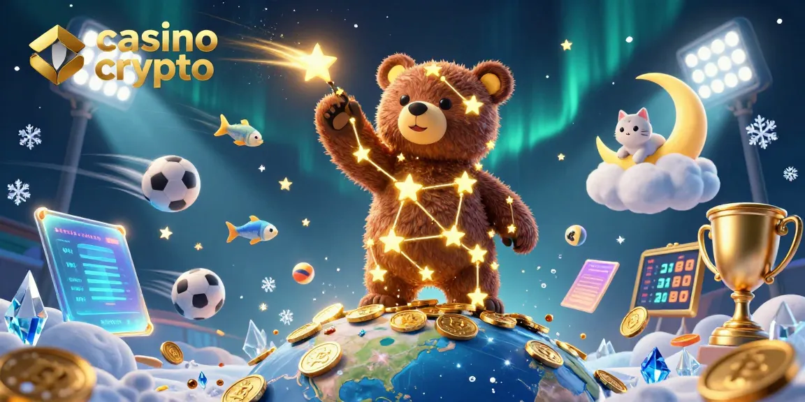 Jouez sur des machines à sous et obtenez des gains avec le casino crypto parmi les étoiles scintillantes.