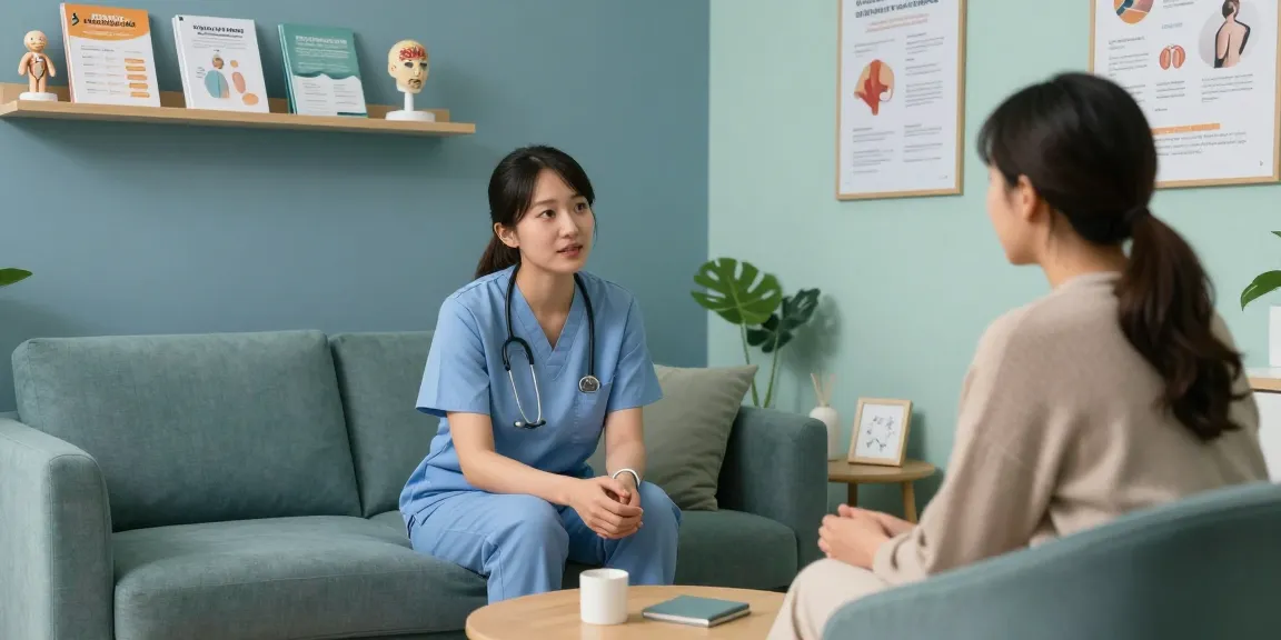 Psychiatric assessment in a professional healthcare setting, featuring compassionate patient care and trust-building doctor consultation.