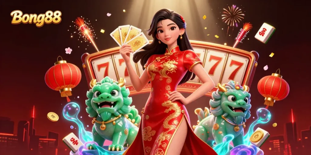 Experience vibrant gameplay at Bong88 with a stunning 3D celebration of casino culture.